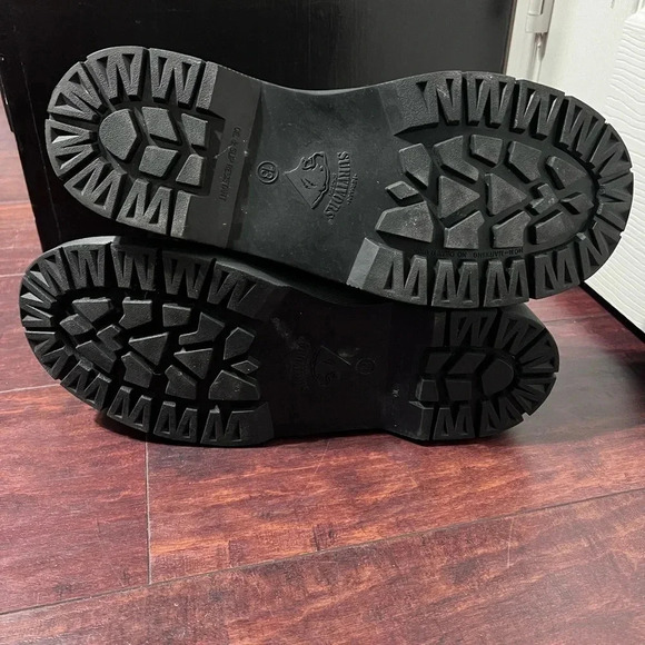 Herman Survivors Men's Size 13 Black  Steel Toe Theo Boots  Leather Oil/Slip Res - Picture 6 of 9